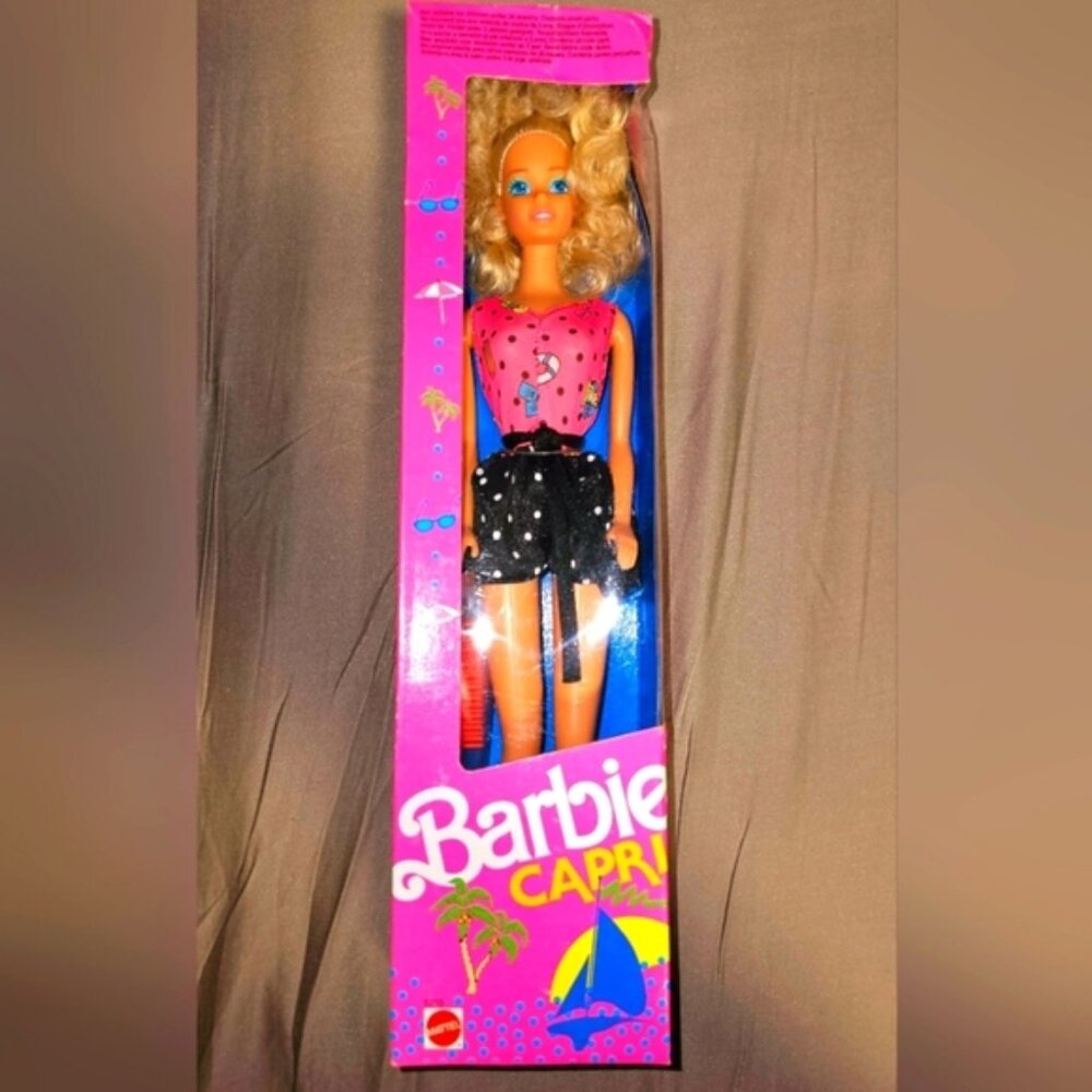 Vintage Barbie Capri Doll 1990 Mattel Sealed In Box